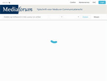 Tablet Screenshot of mediaforum.nl